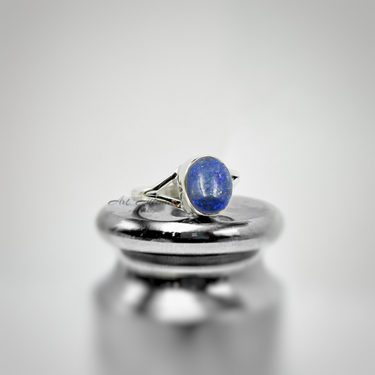 Lapis Lazuli 925 Silver Adjustable Ring