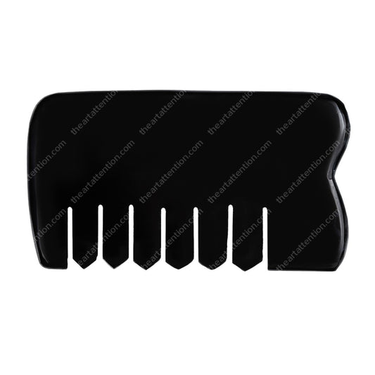 Black Obsidian Crystal Comb 3.5 Inches Massage Stones
